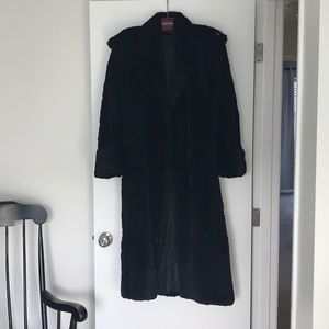 Authentic Rabbit fur coat full length